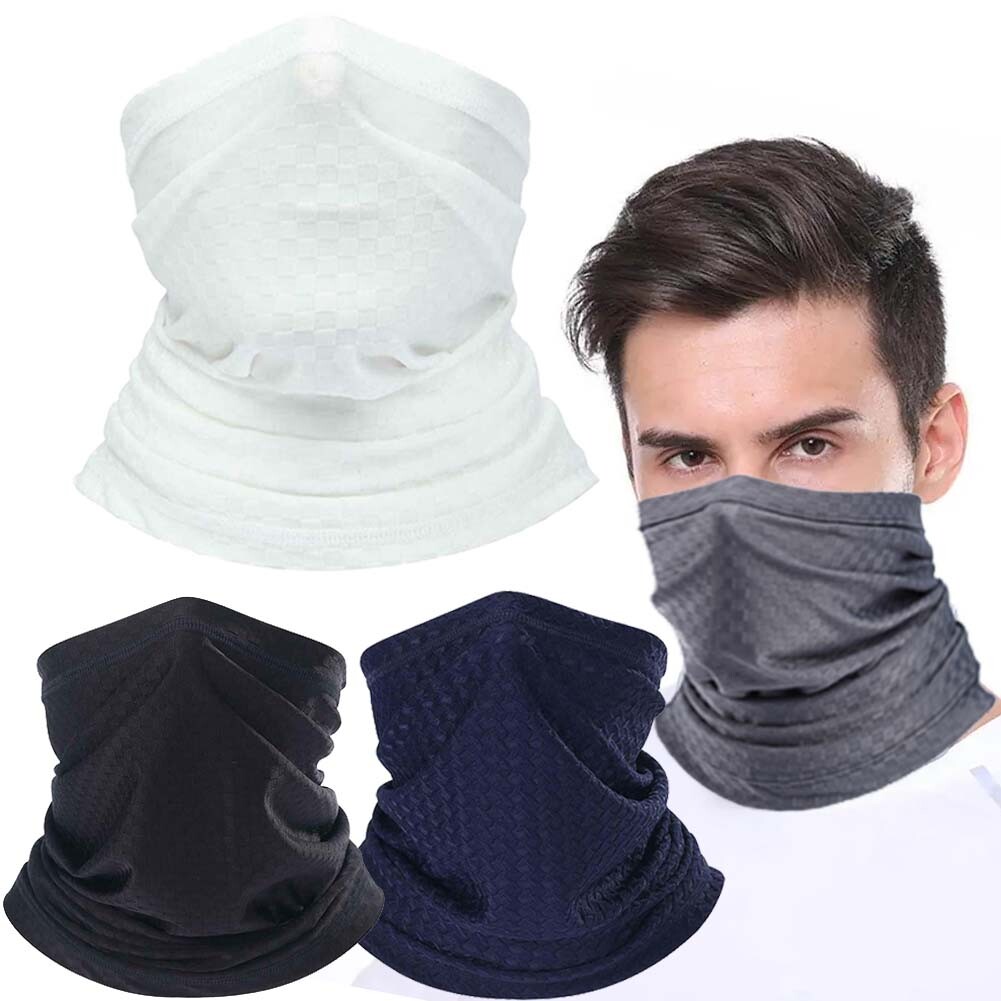 Breathable Half Face Masks Anti-UV Neck Gaiter Cycling Scarf Bandana for Fishing