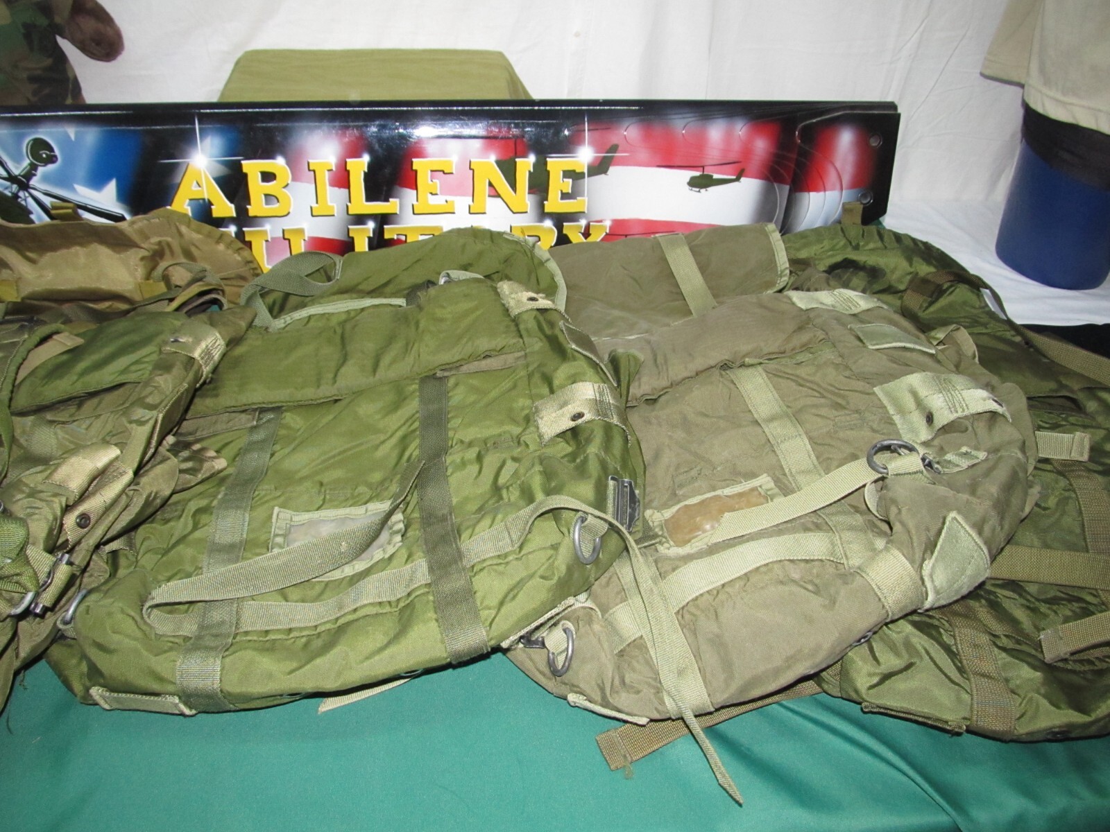 Military Issue Medium Alice Pack with Frame Strap Kidney Pad Wet Weather Bag VG
