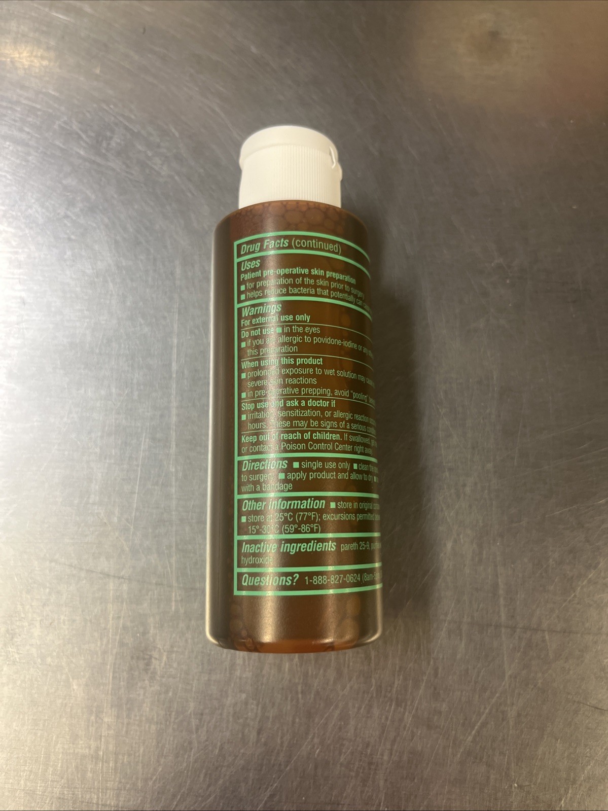 Betadine Solution 4 oz (118mL) Bottle - EXP: 6/25 - SEALED