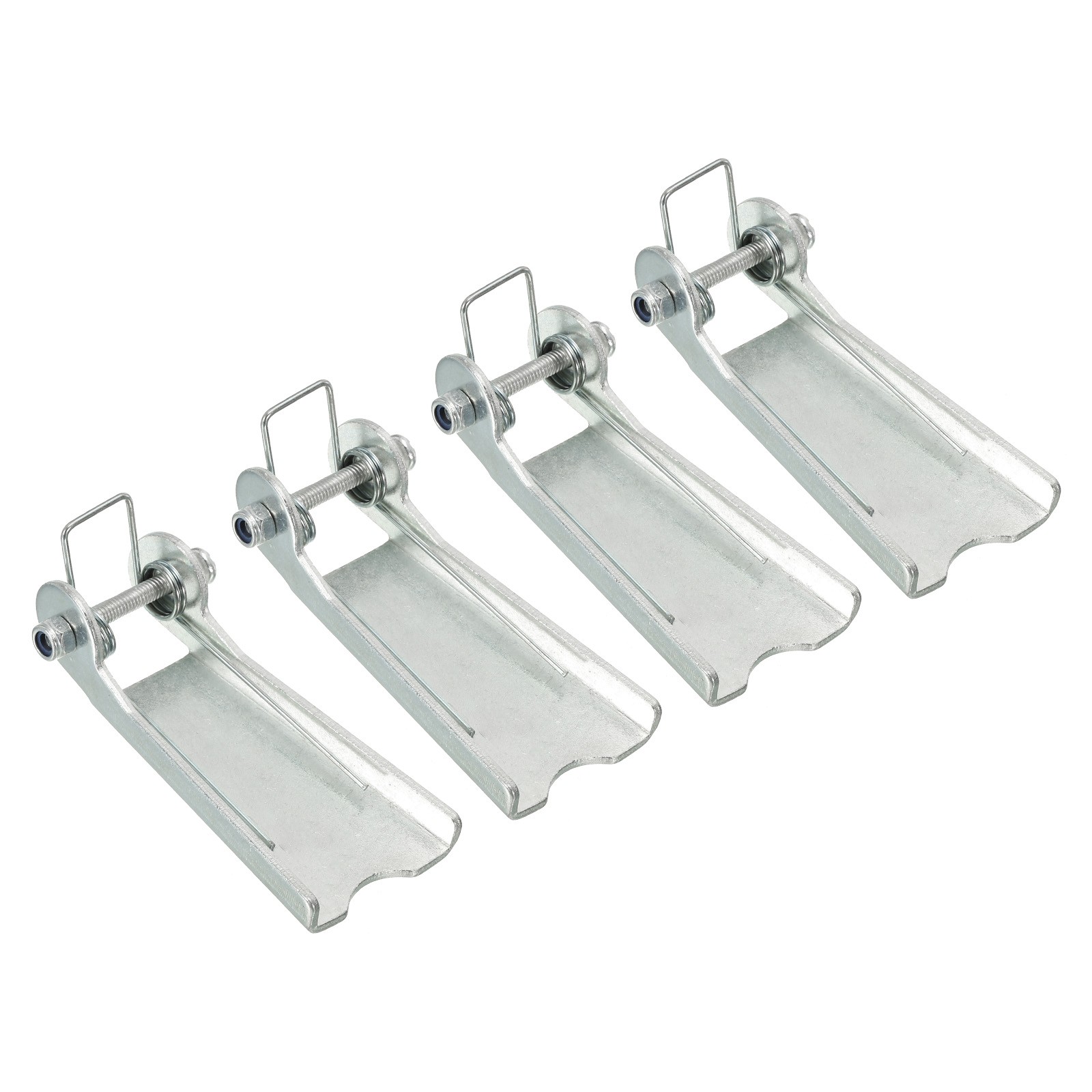 2.9 Inch Replacement Hooks Latch, 4 Pack Metal Towing Receiver Hitch, Silver