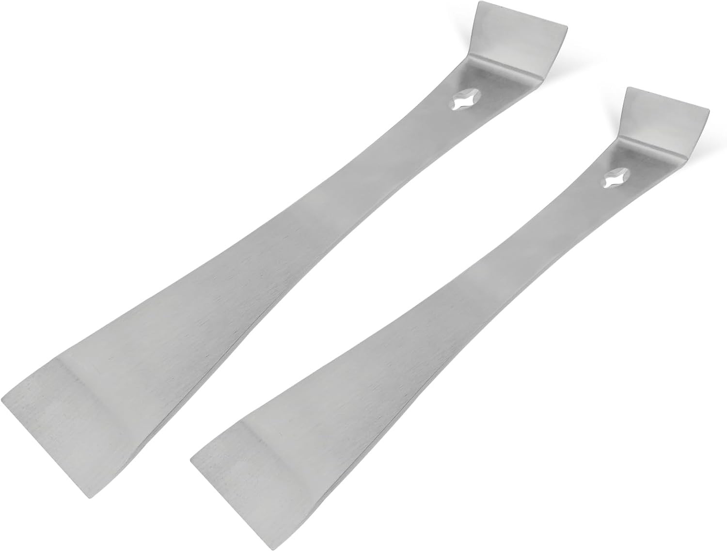 2-Piece 17005 Stainless Steel Pry Bar Scraper Set, 9.25" and 6.7" Trim Puller, S