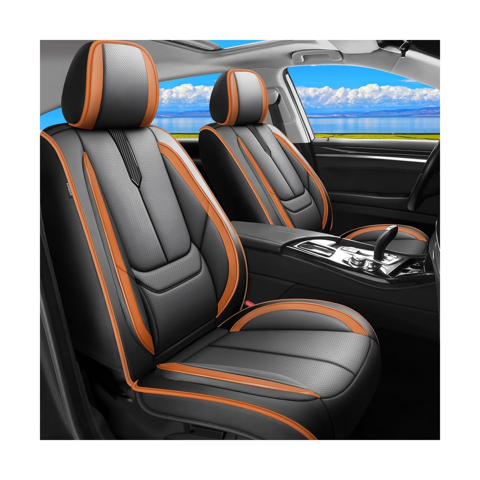 Fit Frontier Car Seat Covers for Nissan Frontier 2009-2025 2026 -Upgraded Pre...