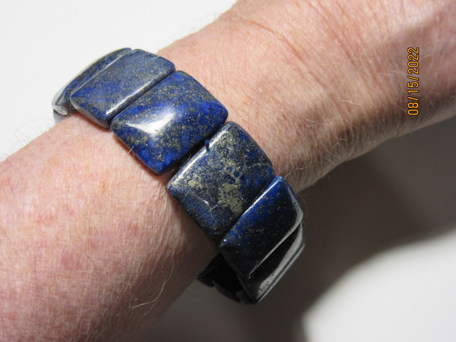 AAA Lapis Luzuli Gemstone Stretch Bracelet LLSB-1