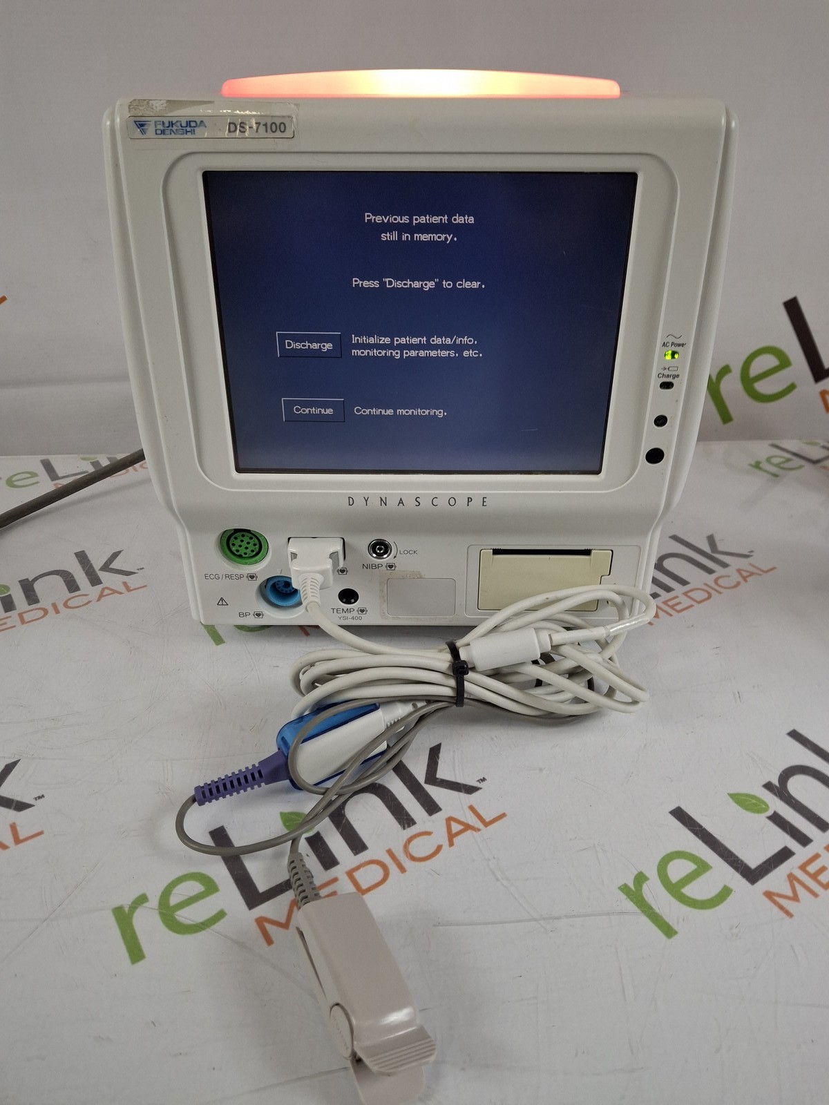 Fukuda Denshi Dynascope DS-7100 Patient Monitor