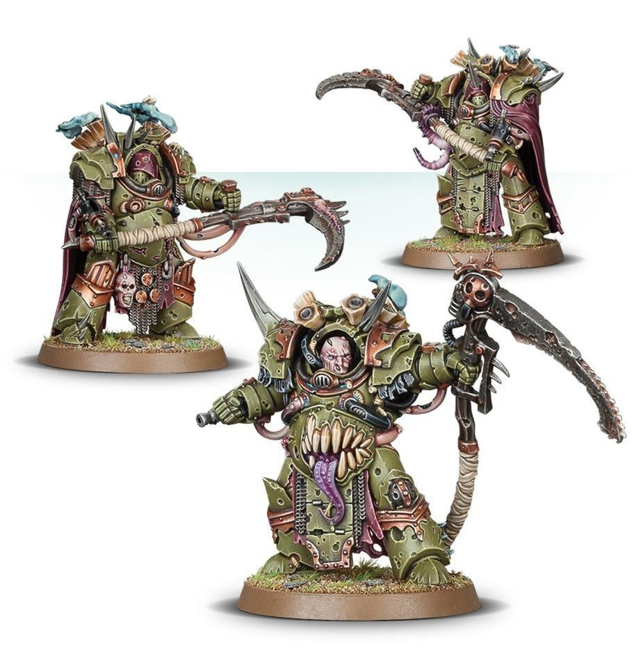3x Deathshroud Terminators - Death Guard - New on Sprue - US Import Tax Prepaid*