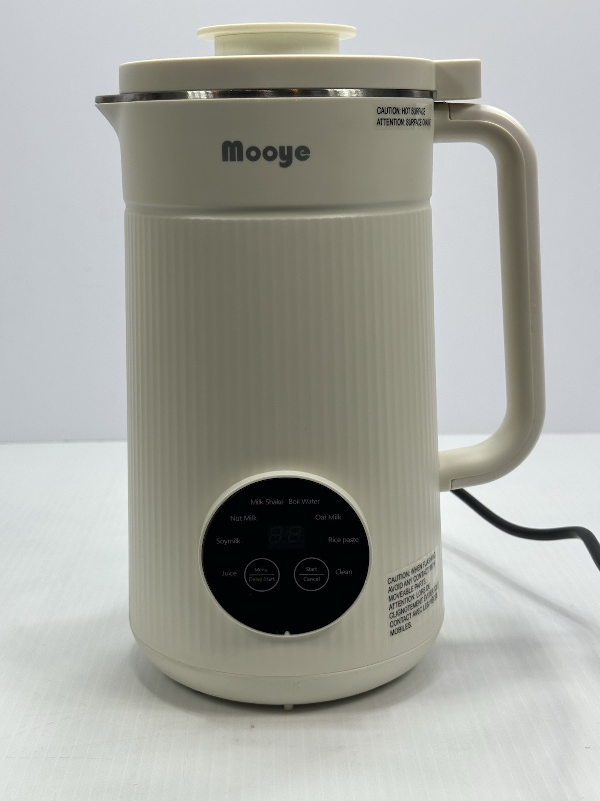 Mooye Soy Nut Milk Maker HB-B10KW1 Large Capacity Repaired Cracked Bottom Works