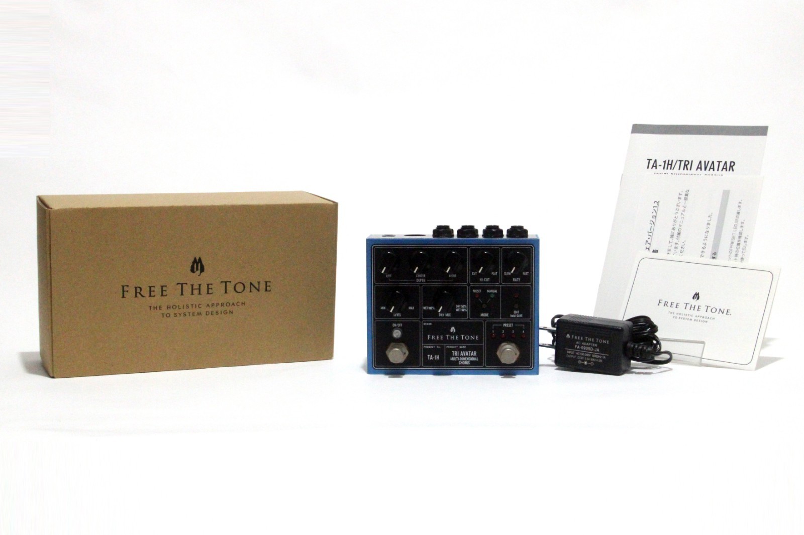 FREE THE TONE TA-1H TRI AVATAR MULTI-DIMENSTIONAL CHORUS Made in Japan Pedal