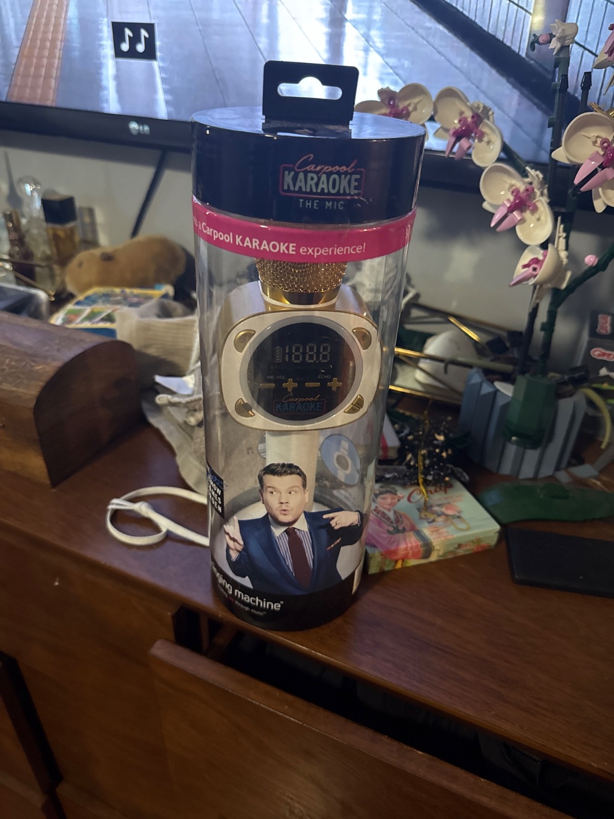 James Corden SINGING MACHINE Official Carpool Karaoke Bluetooth Microphone