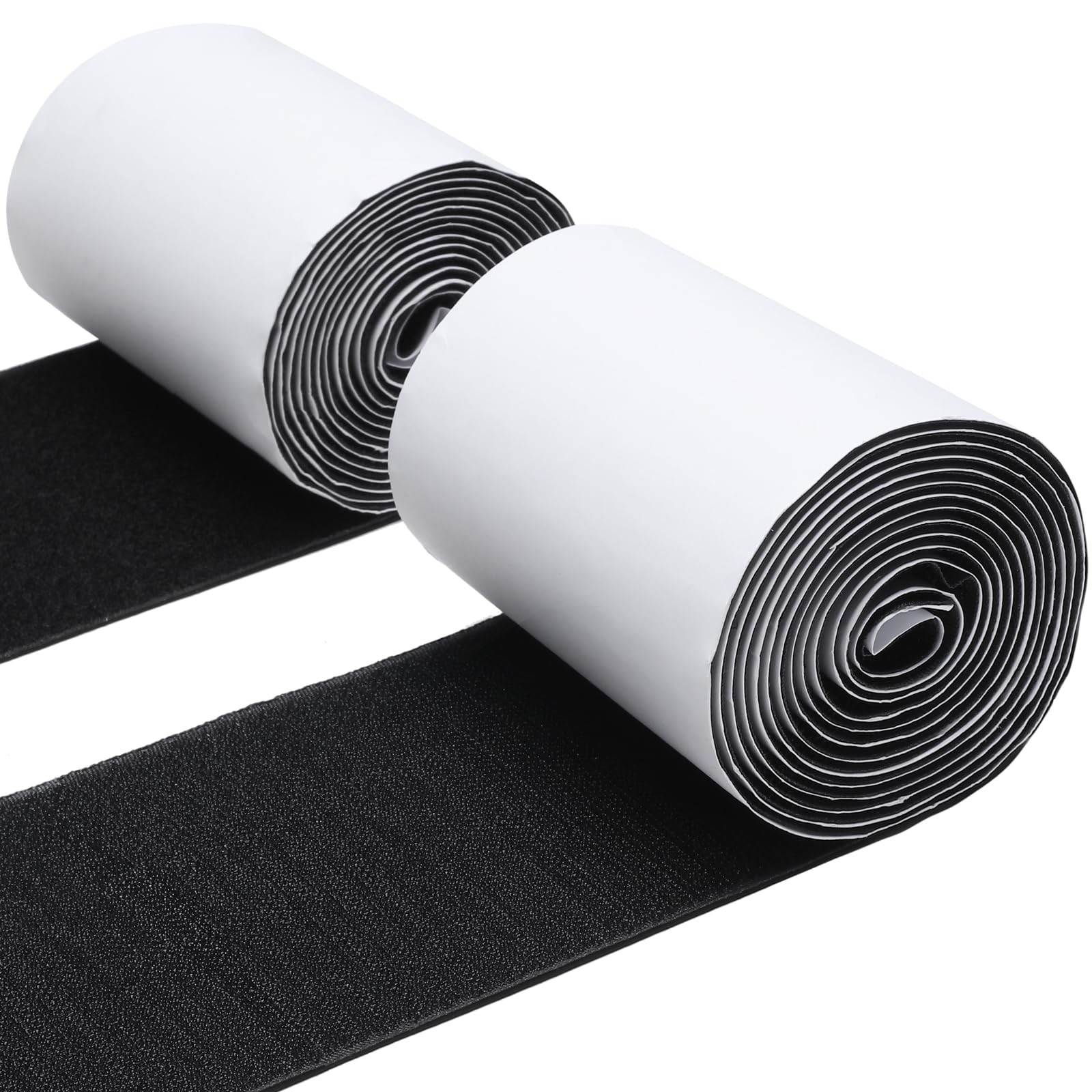 4.4 Inches x 7 Feet Strong Sticky Back Heavy Duty Hook and Loop Tape Adhesive