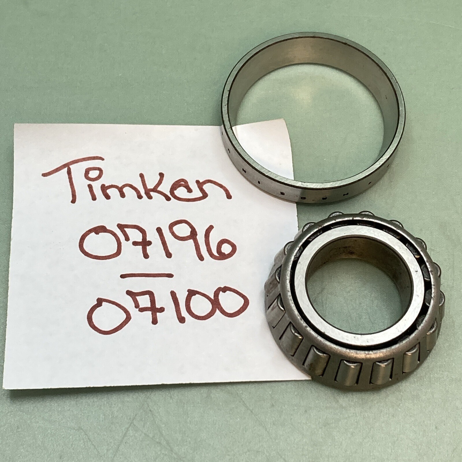 NEW GENUINE TIMKEN 07196-07100 BEARING SET