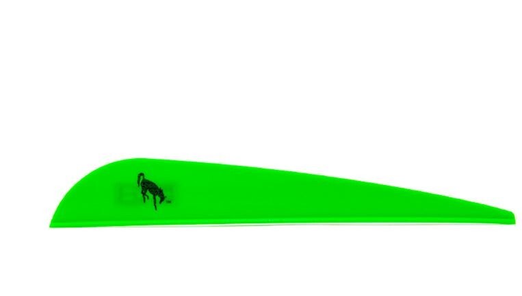 Bohning 4" Bronco/Killer Vanes Neon Green 100 Pack