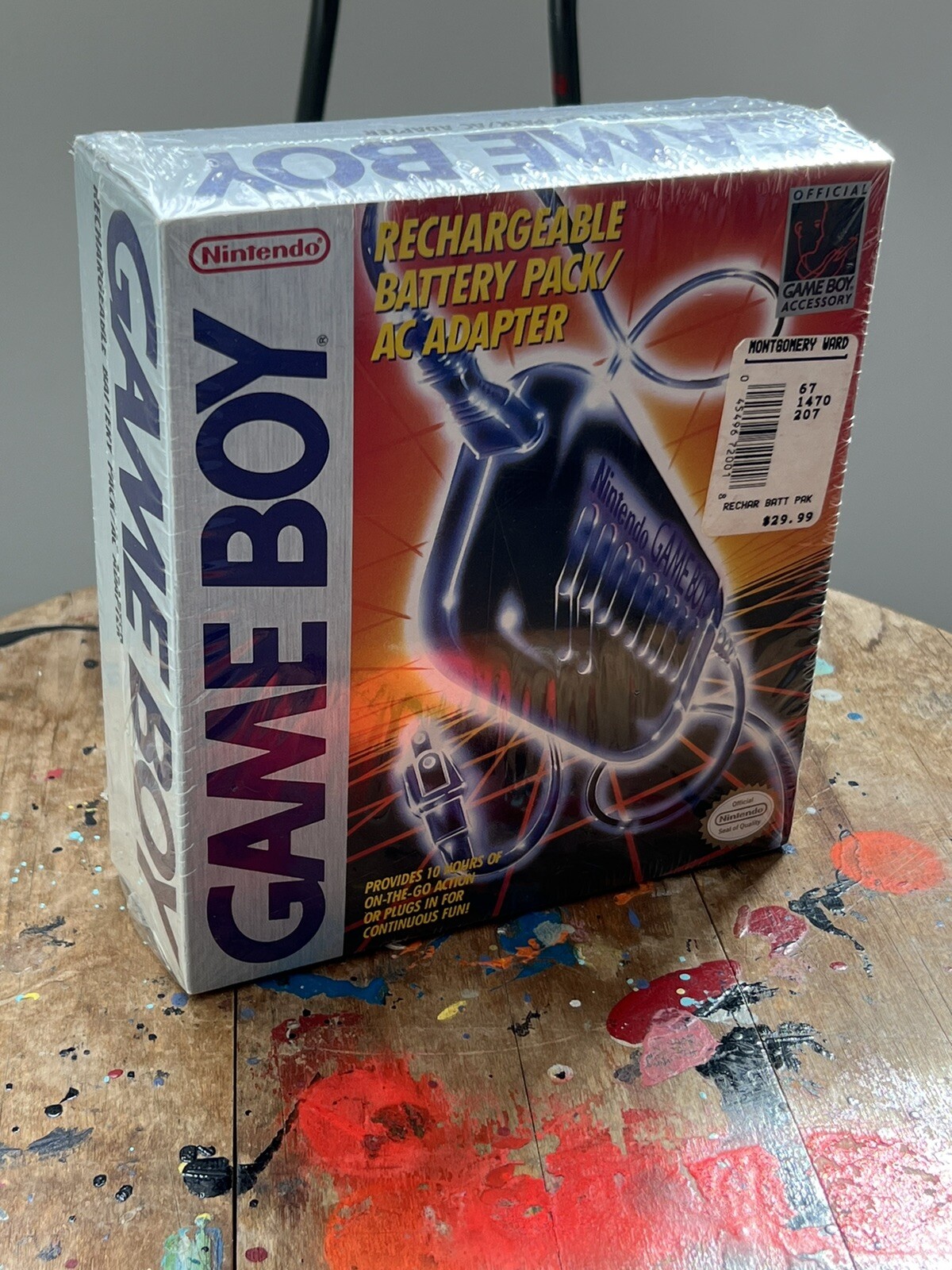 BRAND NEW SEALED Nintendo OEM Game Boy Rechargeable Battery Pack / AC Adapter
