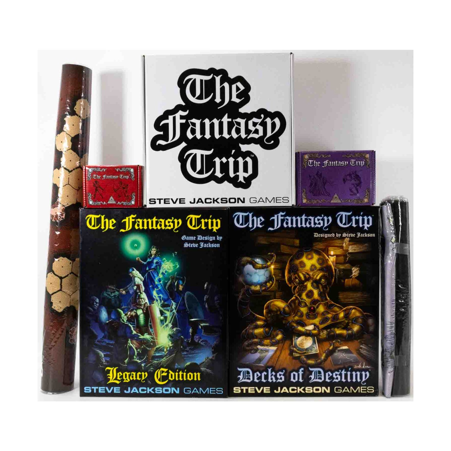 SJG Fantasy RPG  Fantasy Trip - Legacy Ed w/Decks of Destiny (Kickstart VG+/NM