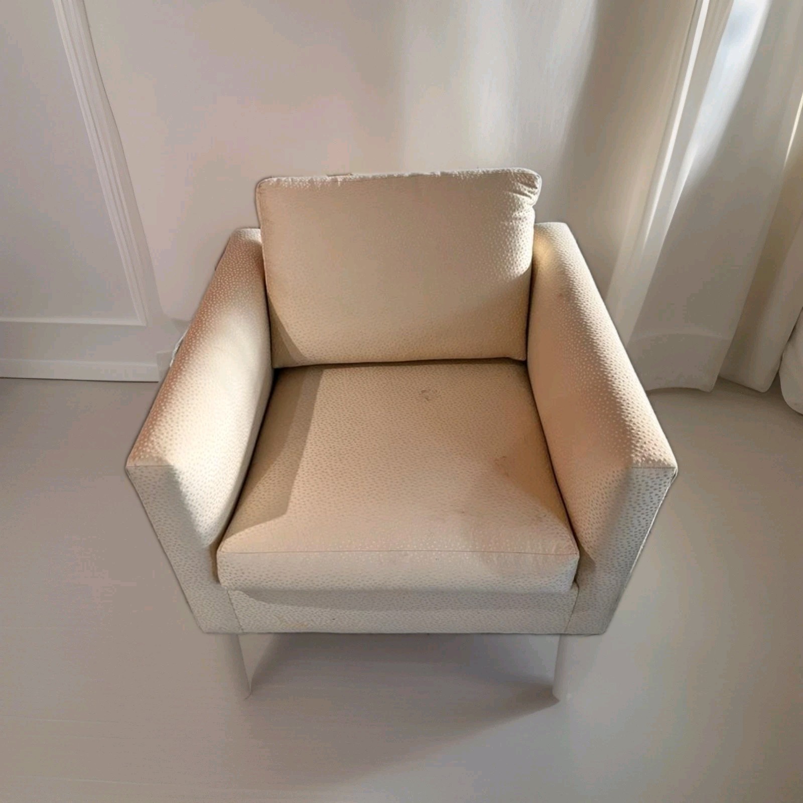 Pair Of Custom Probber Swibel Cube Chairs - From The Frank Lloyd Wright -60%off