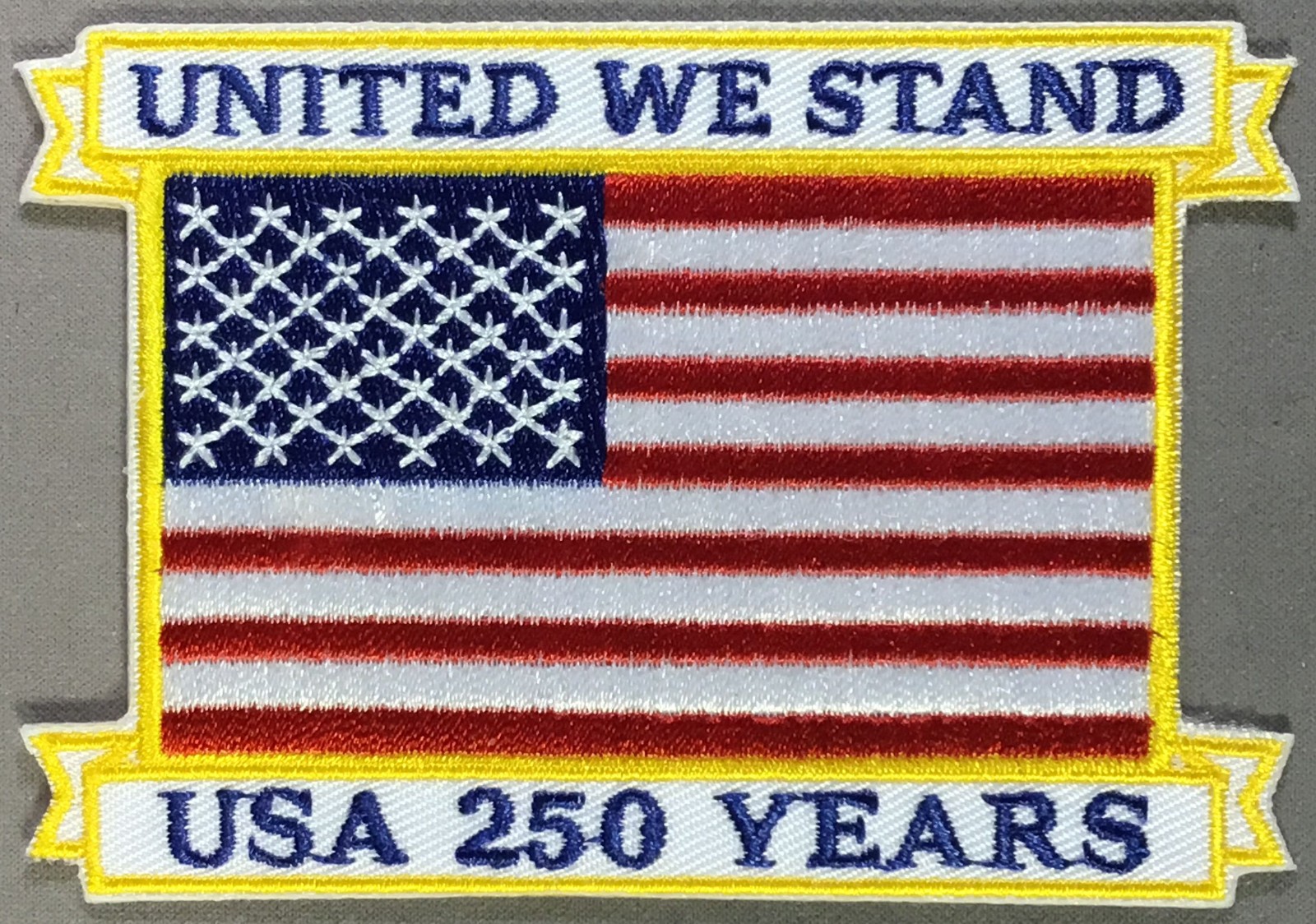 United States 250 Years Flag United We Stand patch