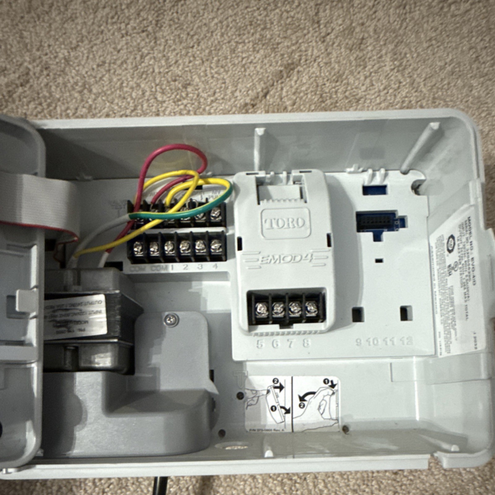Toro sprinkler timer and rain sensor