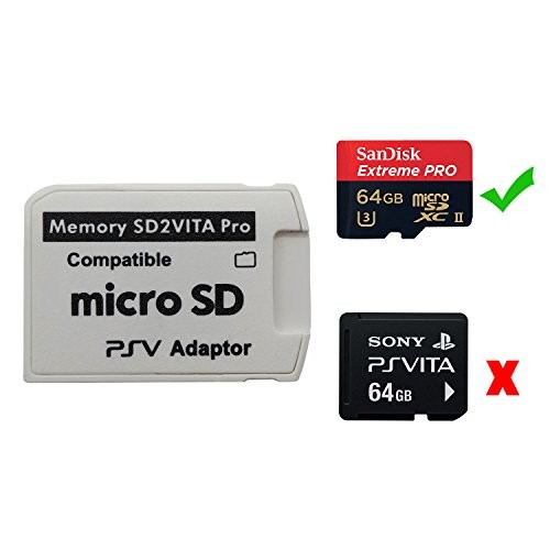 Ultimate Version SD2Vita 5.0 Memory Card Adapter, PS Vita PSVSD Micro 1 Pack