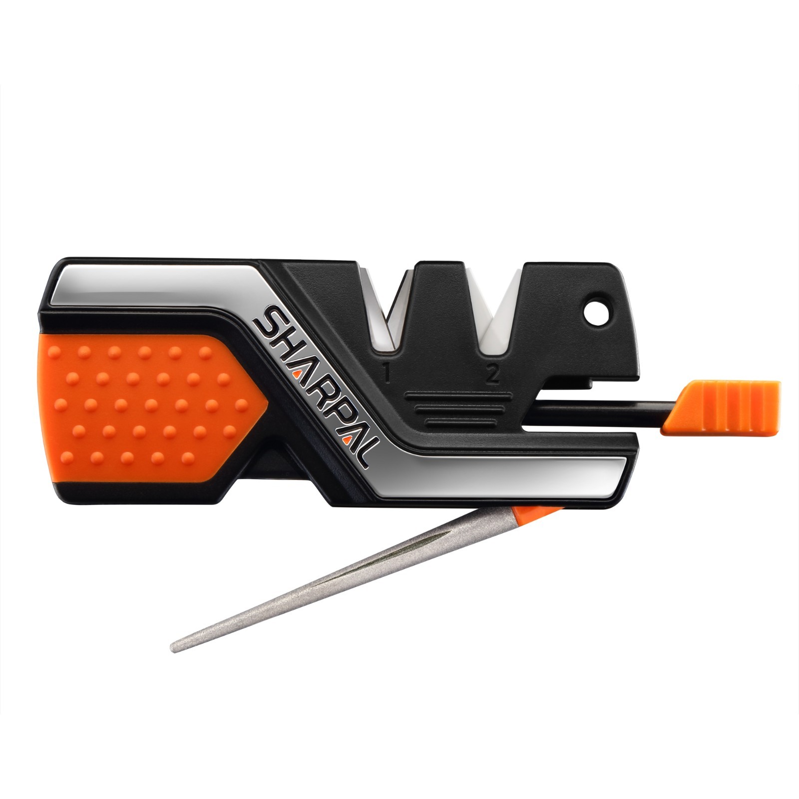 SHARPAL 6-In-1 Pocket Knife Sharpener &Survival Tool, with Fire Starter, Whistle