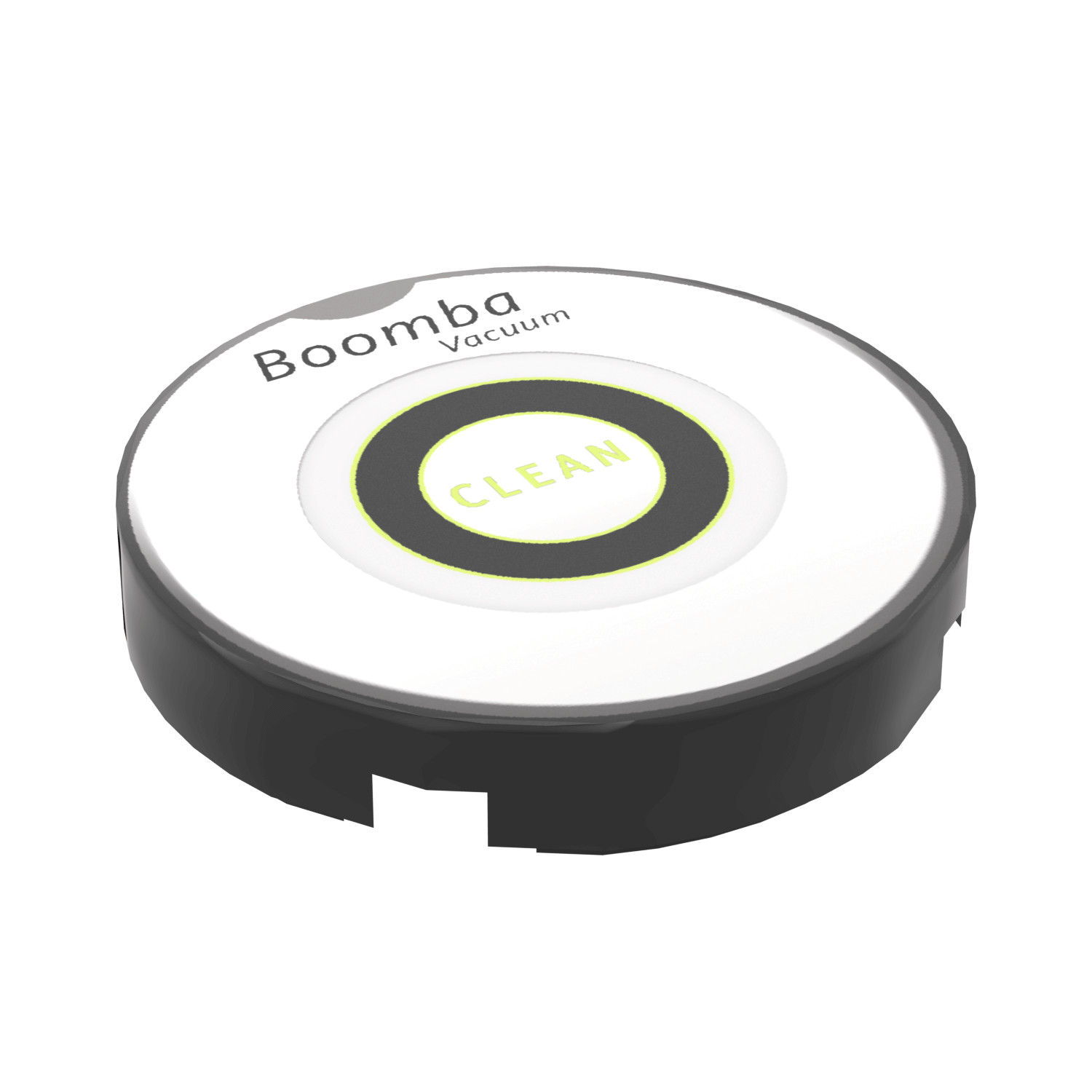 Boomba Vacuum Pattern - Minifig Accessory -  Custom Printed 2x2 Tile - MOC City