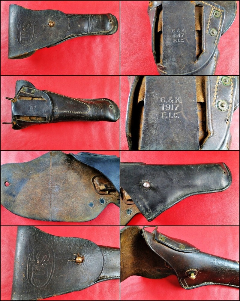 HOLSTER U.S. WWI 1911/A1 .45 AUTOMATIC MANUFAXTURED BY G&K IN 1917 - (SMM2943). 