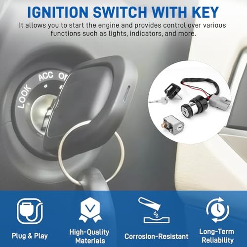 Ignition Switch with Key Fit for CFMOTO CFORCE 400 CFORCE 500, ATV Ignition