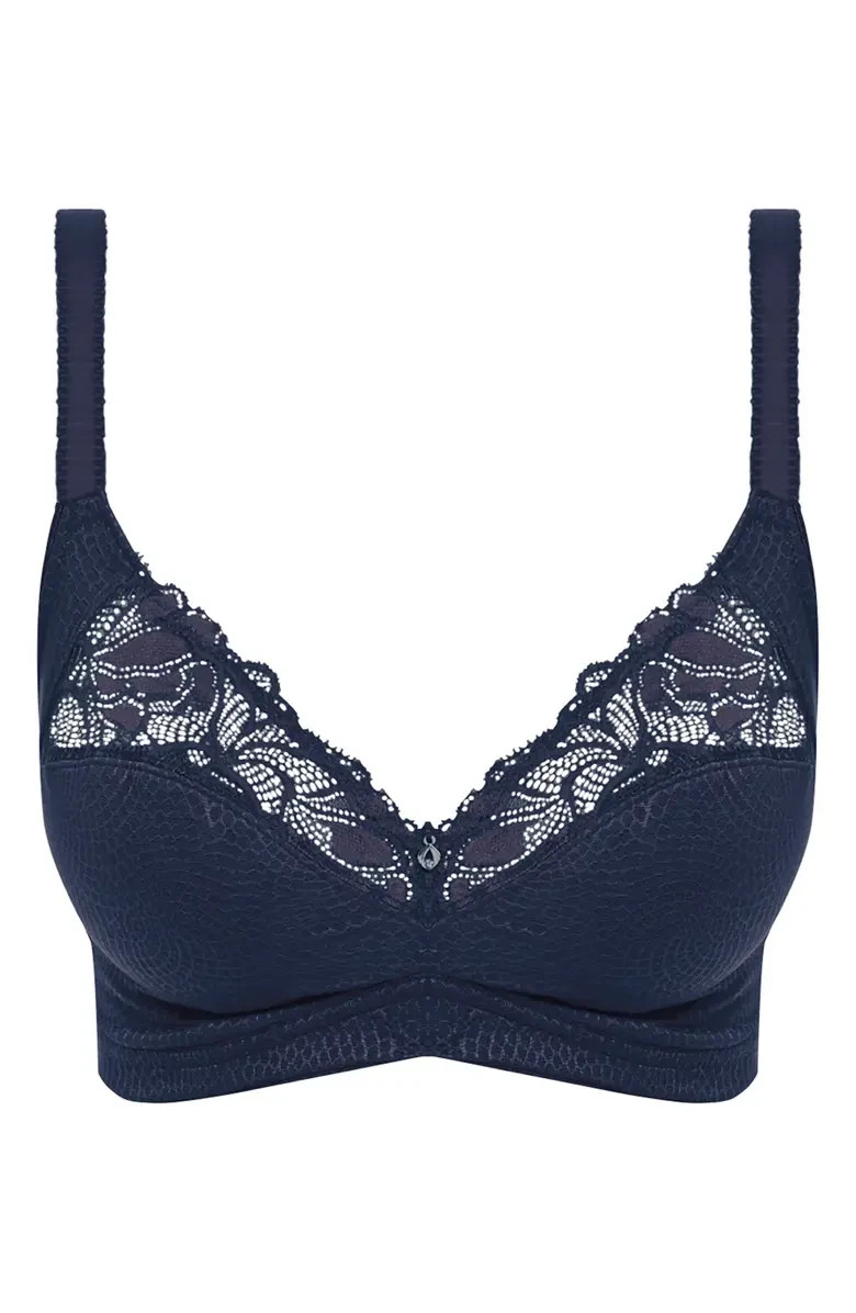 NEW FANTASIE 'Memoir' Wirefree Soft Cup Bra Navy Blue 32D 32-40 DDD, 38G