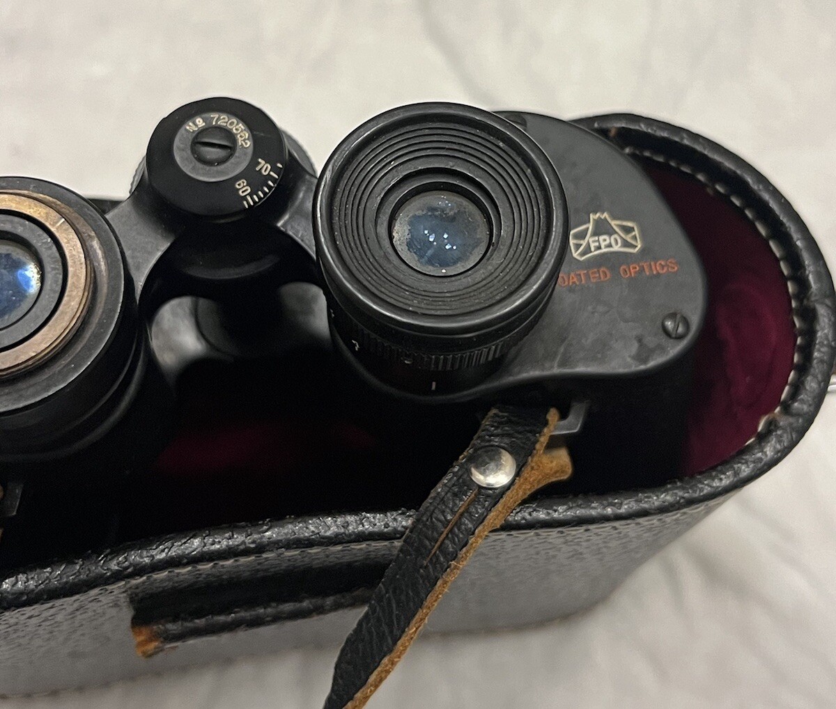 Fujica Meibo 7x,35 BINOCULAR w/Case: Needs A Part. Case Needs Fixing. See Pics!!