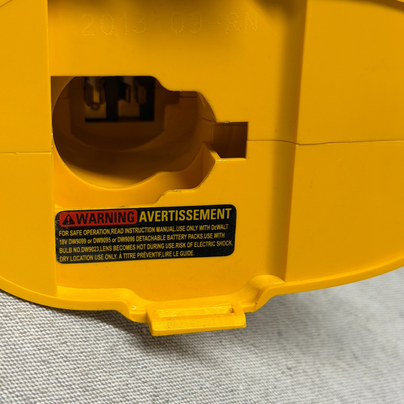 DEWALT DW908 18V Rechargeable Flashlight Battery not included