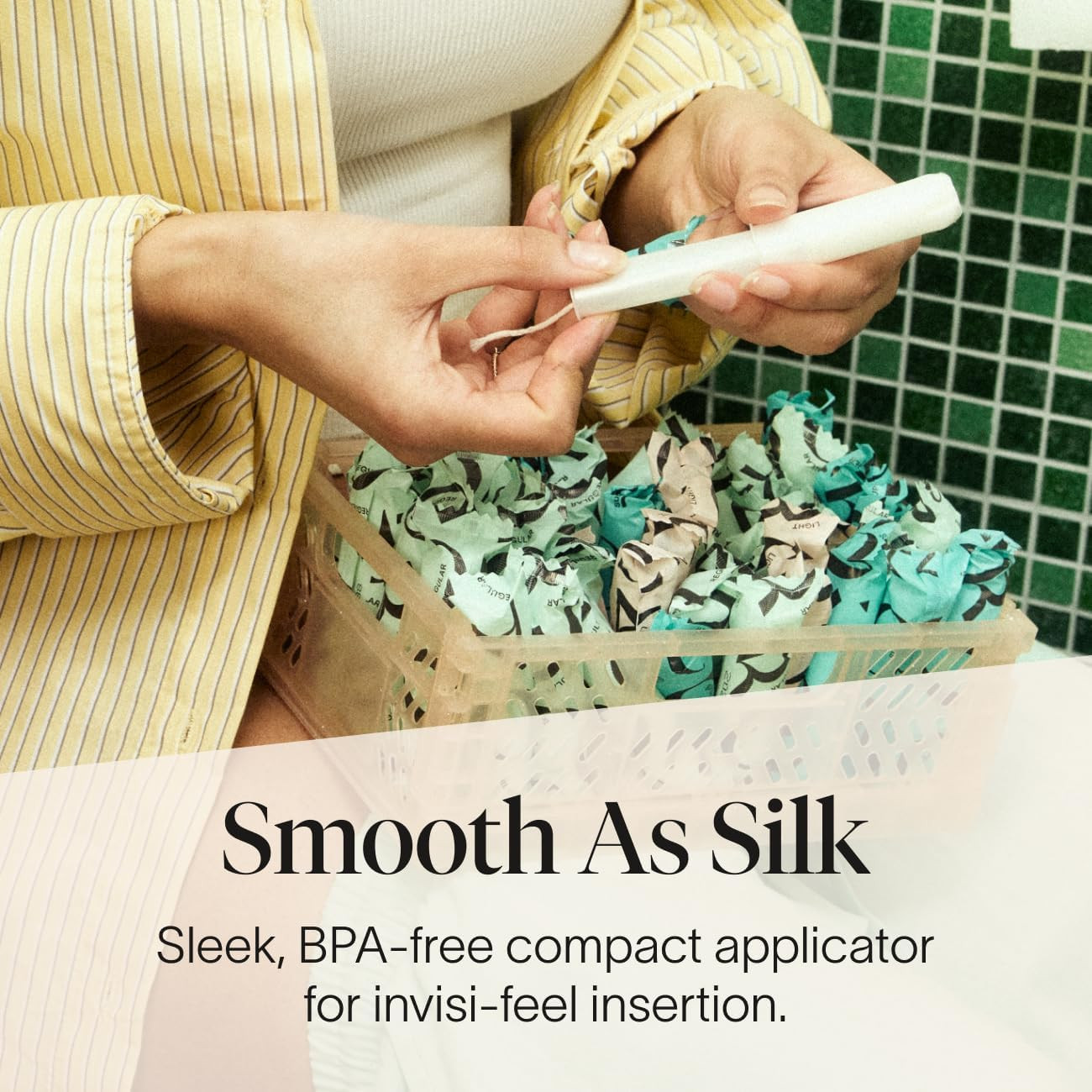 Organic Applicator Tampons | Super plus Absorbency | 100% Organic Cotton, Unscen