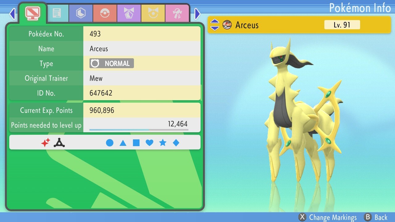 Pokémon: BD/SP 6IV Shiny Arceus ✨Pokemon ✨