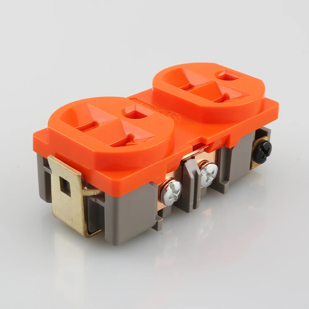 4X US AC Duplex Receptacles Wall Outlet Power Distributor US Duplex Distributor