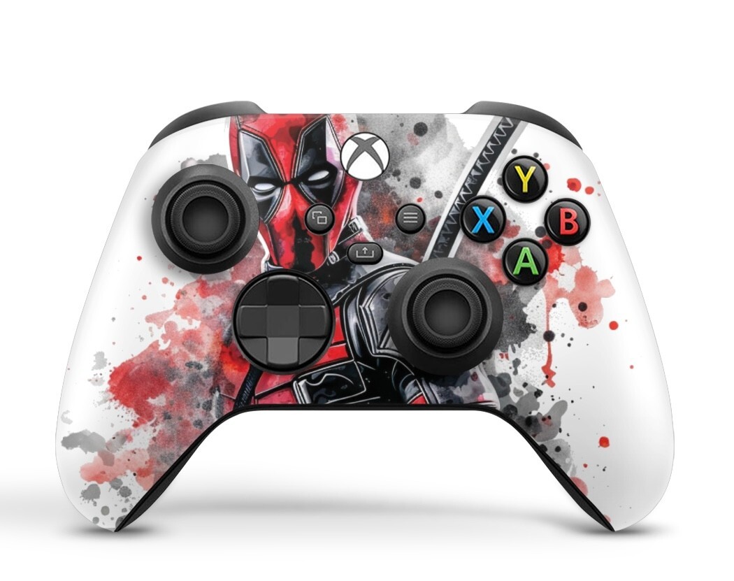 Xbox Series X Console Skin Vinyl Decal Deadpool DP2 Front Warp