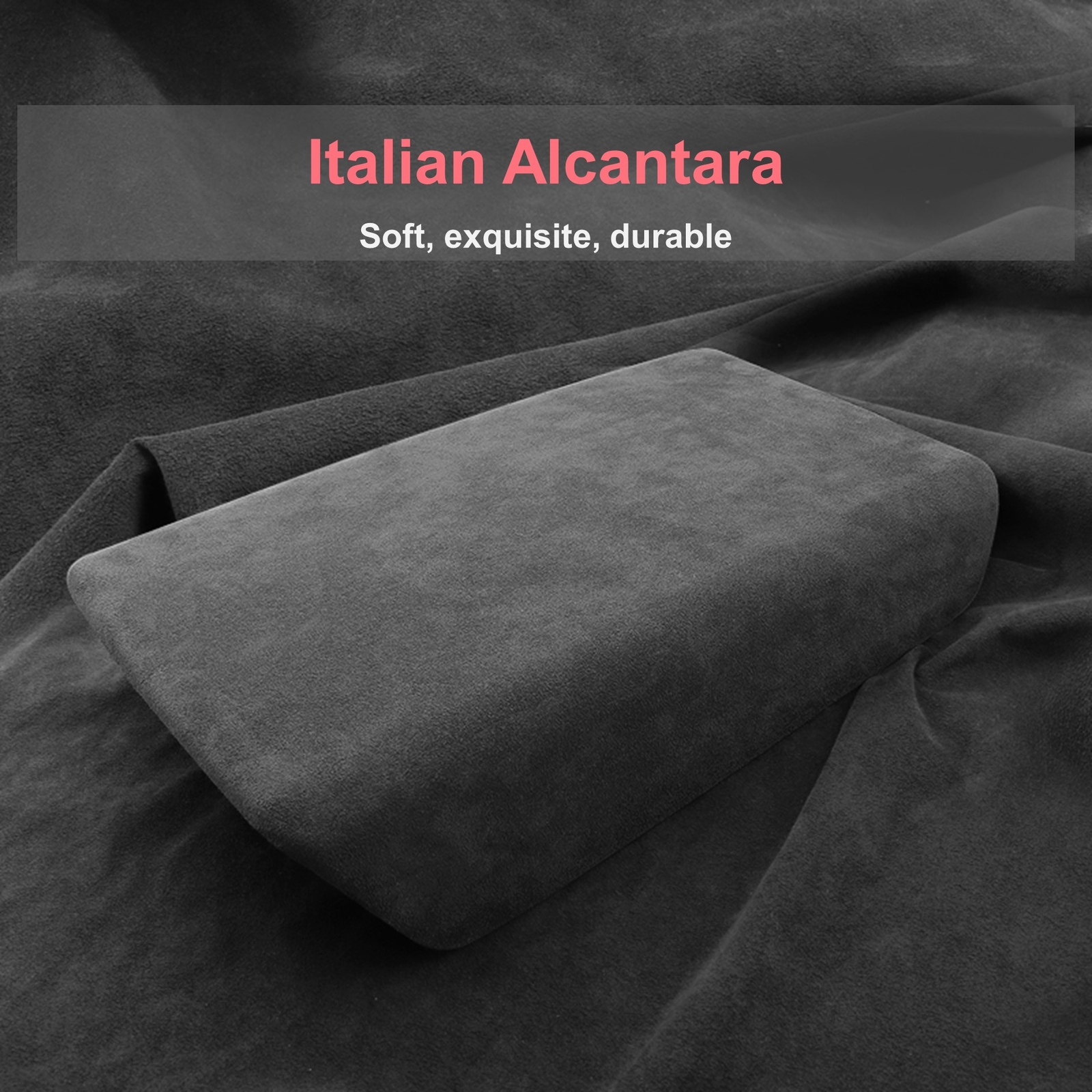 Alcantara Center Console Armrest Cover Protector Pad Fits for Tesla Model 3 Y