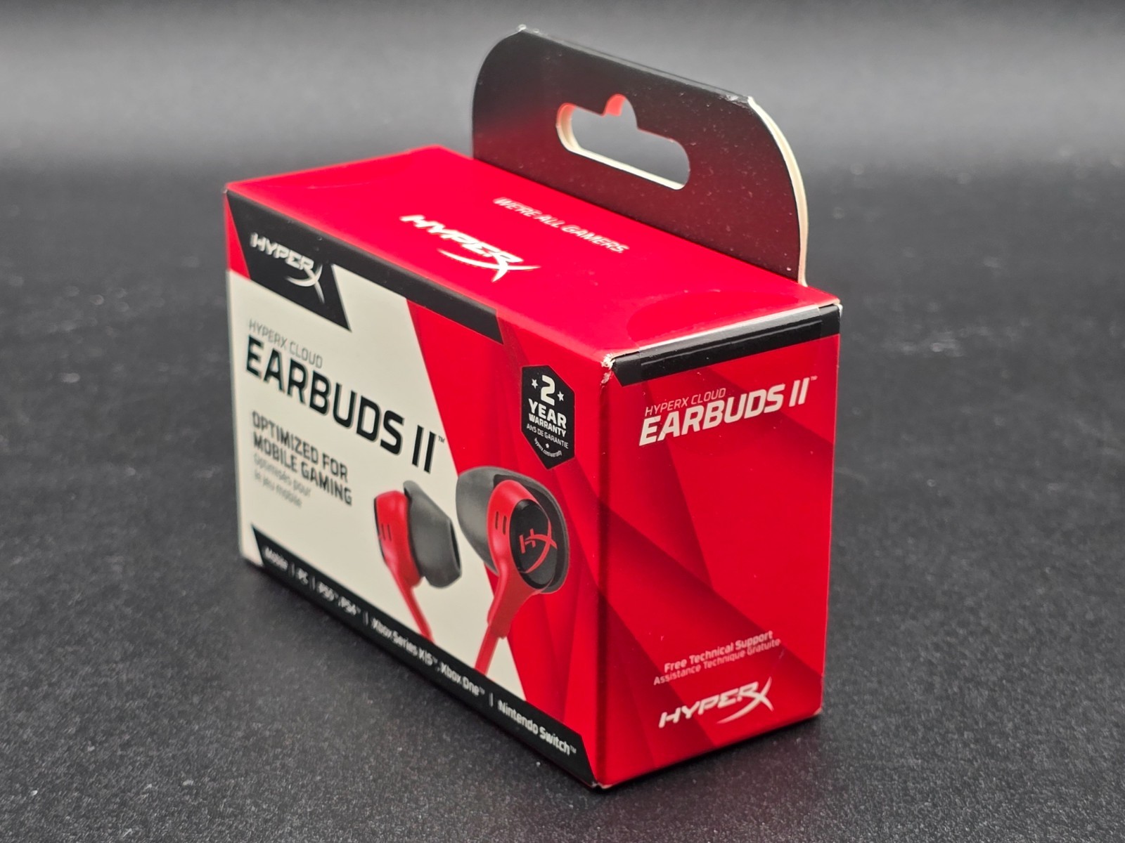 HyperX Cloud Earbuds II - Gaming Earbuds with Mic - Red AUTHENTIC/NEW/SEALED