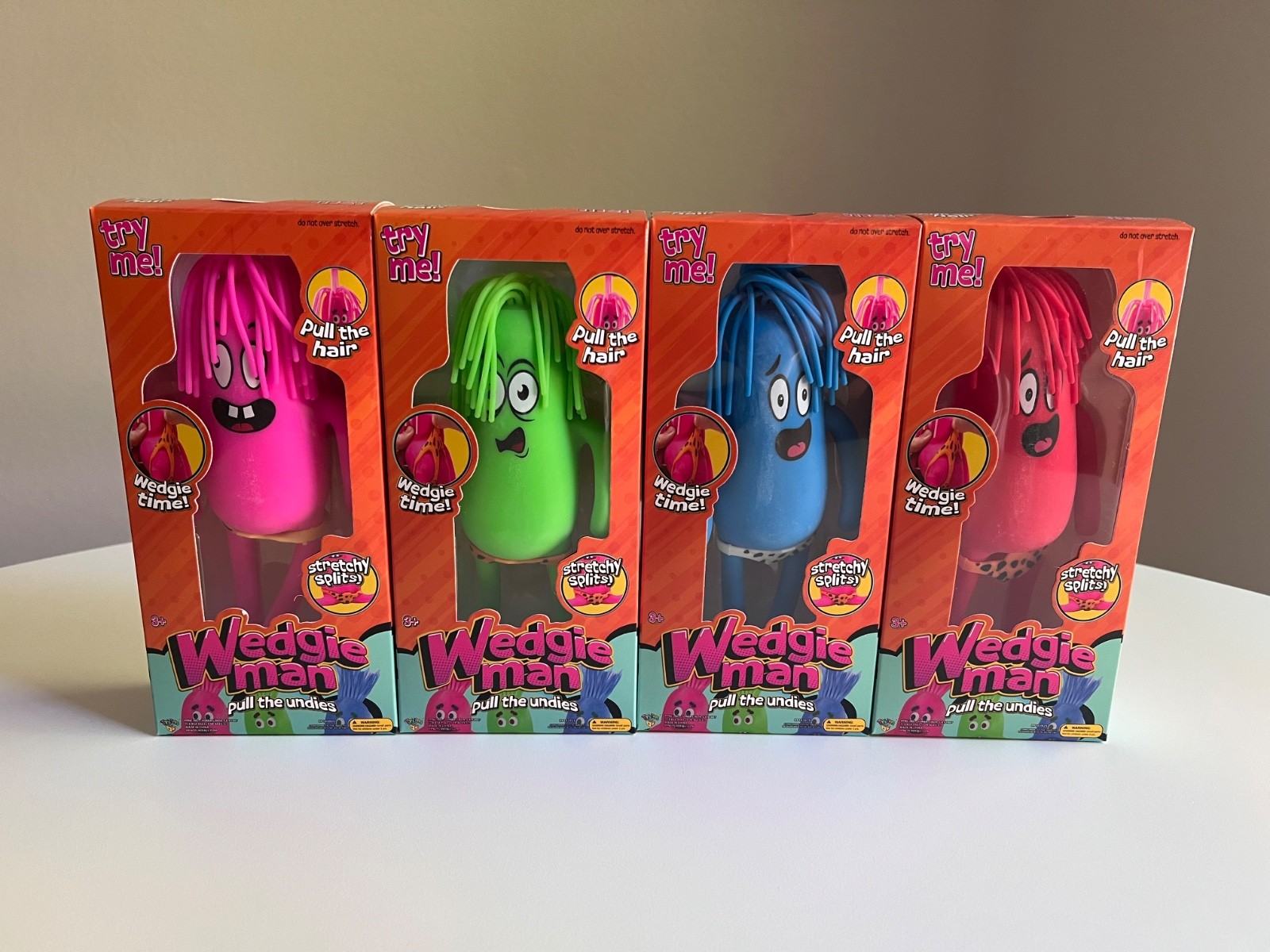 NEW Wedgie Man TikTok VIRAL SQUISHY Wedgie Men Sensory Stress Relief Toy