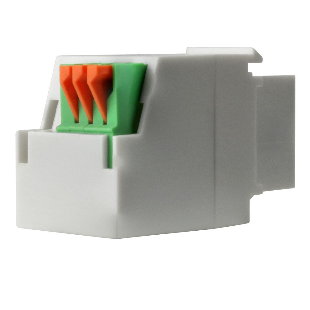 Construct Pro IR Target Keystone Jack Insert (White)