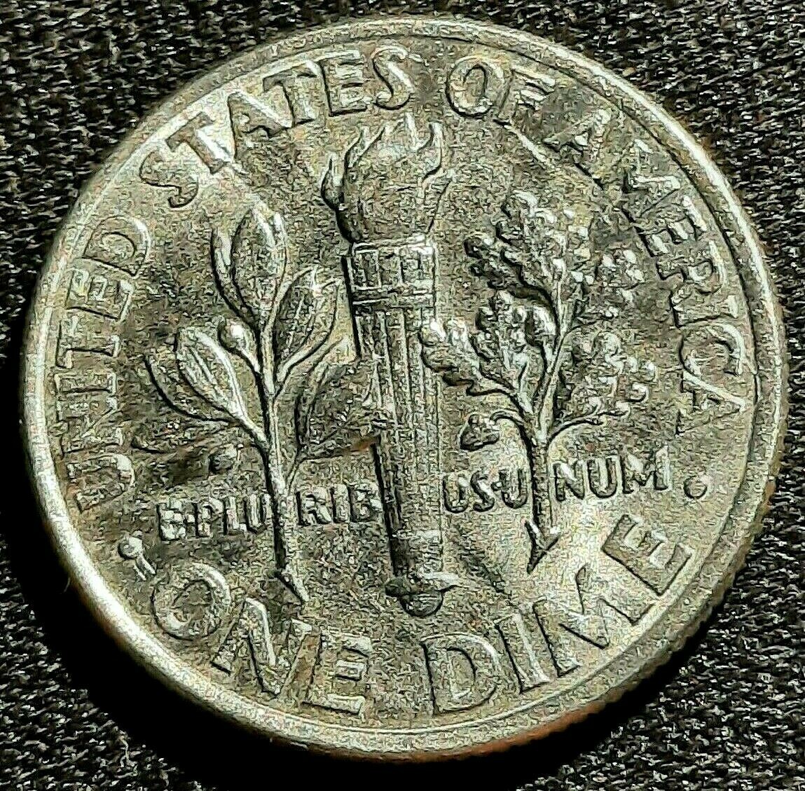 2004 P Roosevelt Dime Die Clash Observe/ Reverse