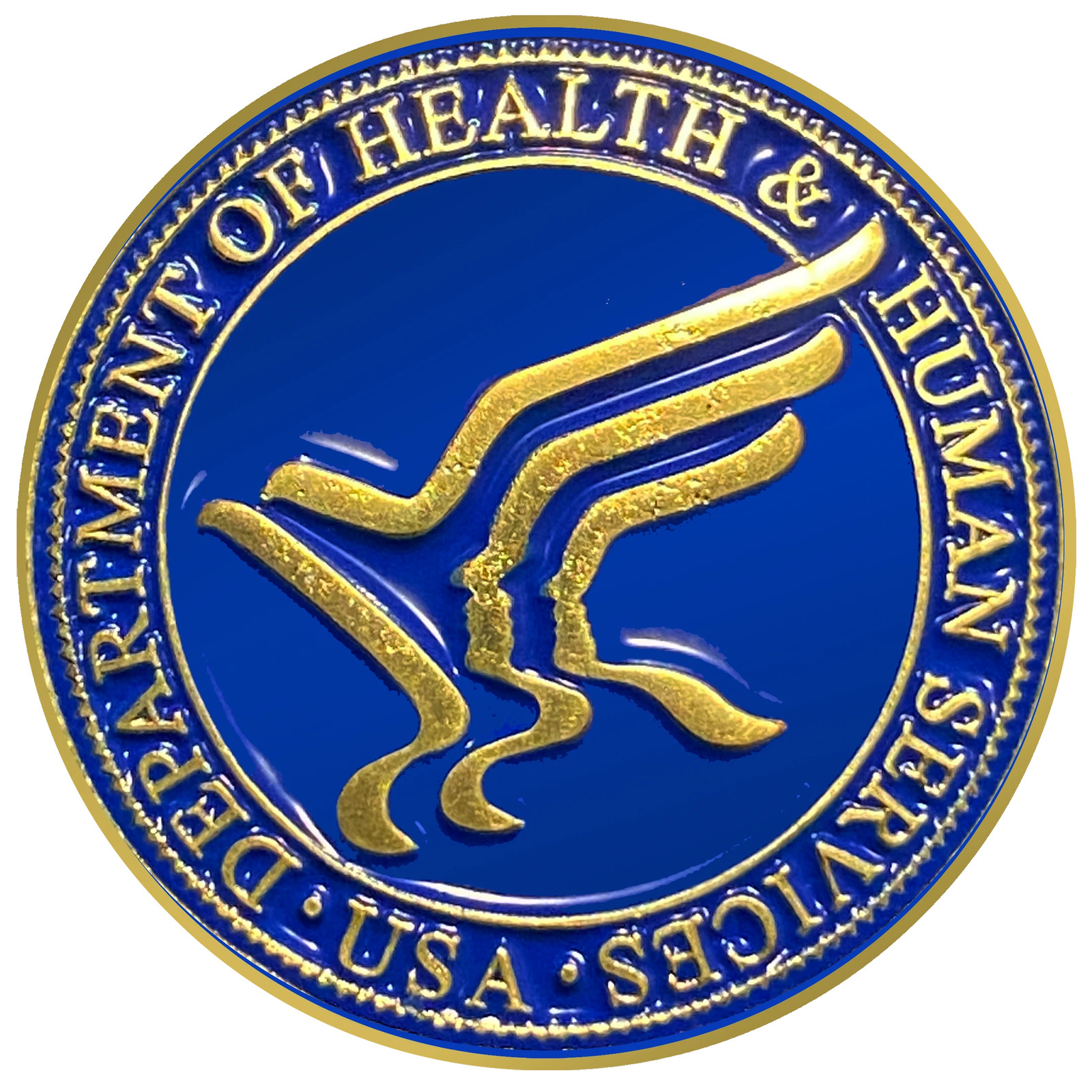 CL-LL HHS Pin and deluxe spring loaded clasp Department of Health & Human Servic