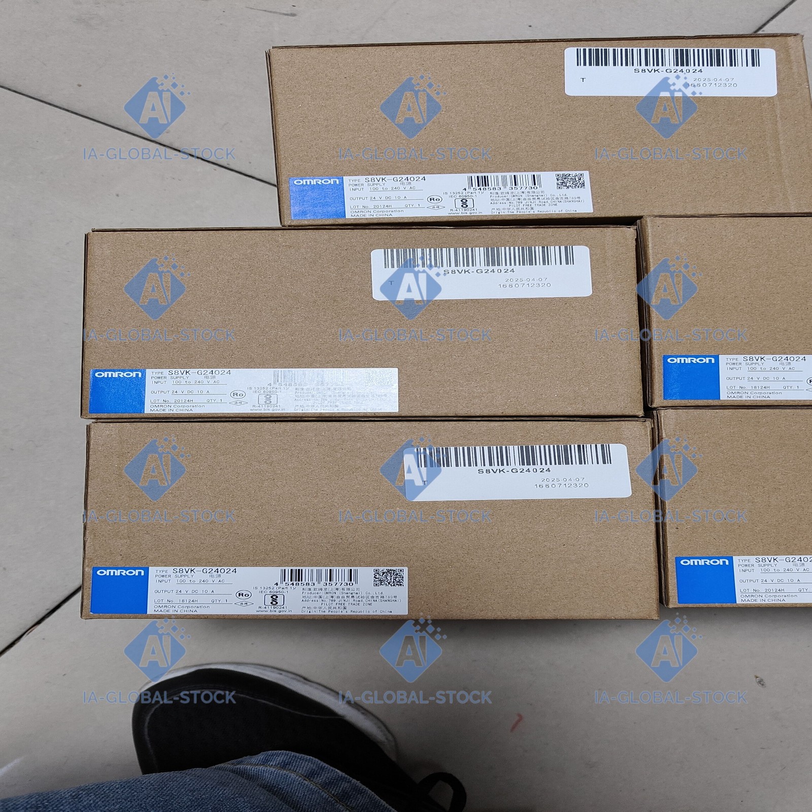 One Unit Brand New S8VK-G24024 Omron US Fee Shipping + 1 Year Warranty