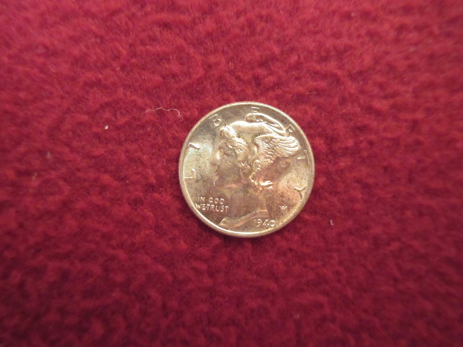 1940p Mercury Dime High Grade