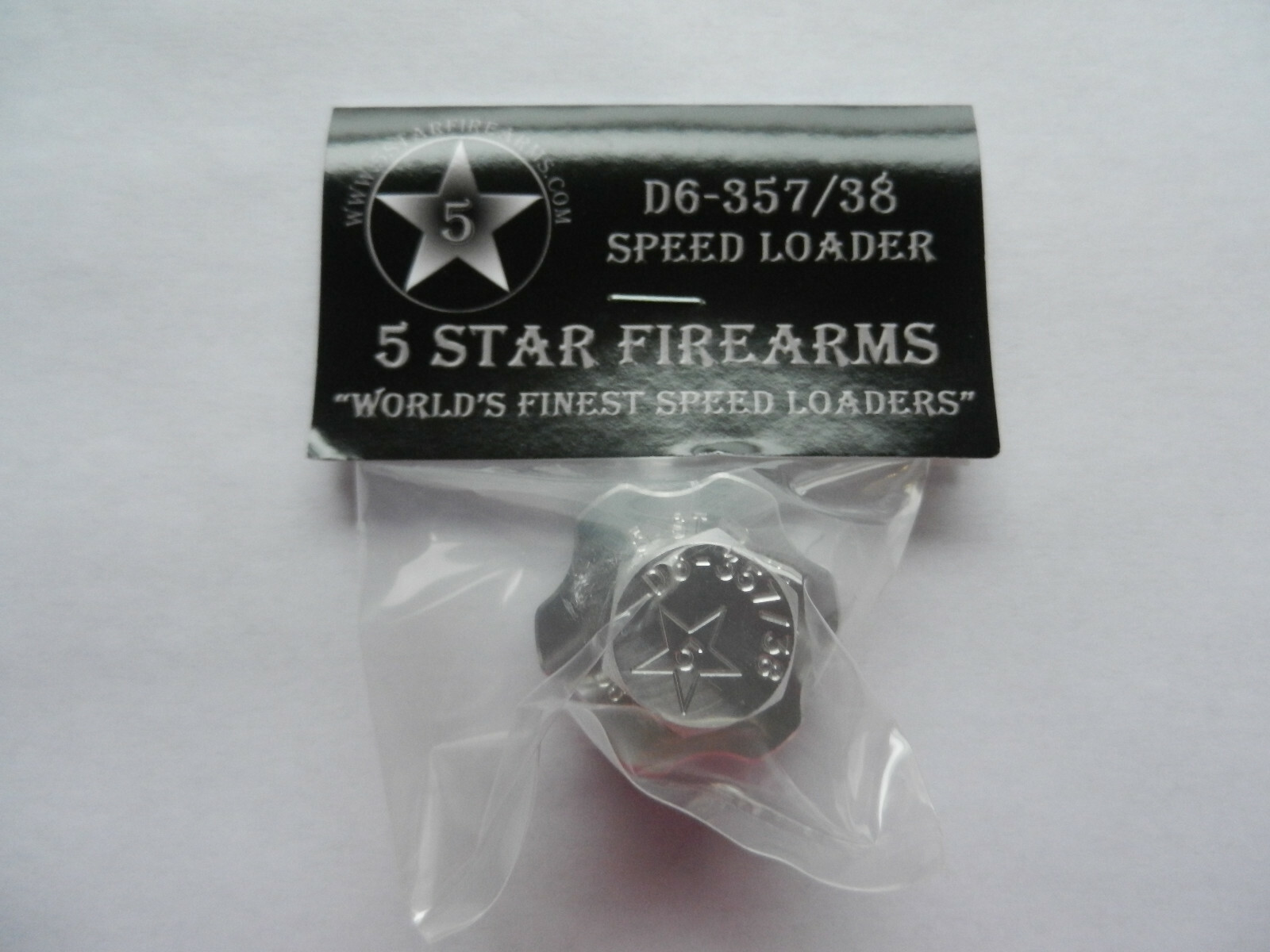 Aluminum Speedloader, Speed Loader; Detective, Cobra, DBack, Kim K6; D6-357/38