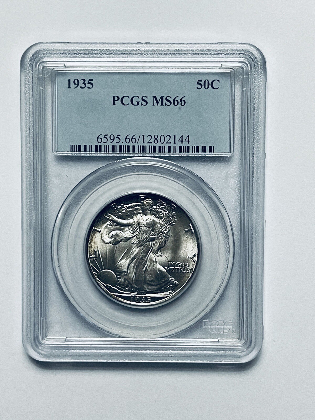 1935 Walking Liberty Silver Half Dollar PCGS MS66