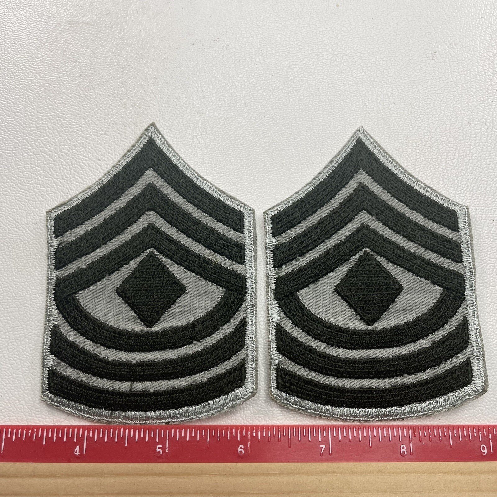 SMALL Size (FIRST SERGEANT I Think) 2 Patches (Military) P019