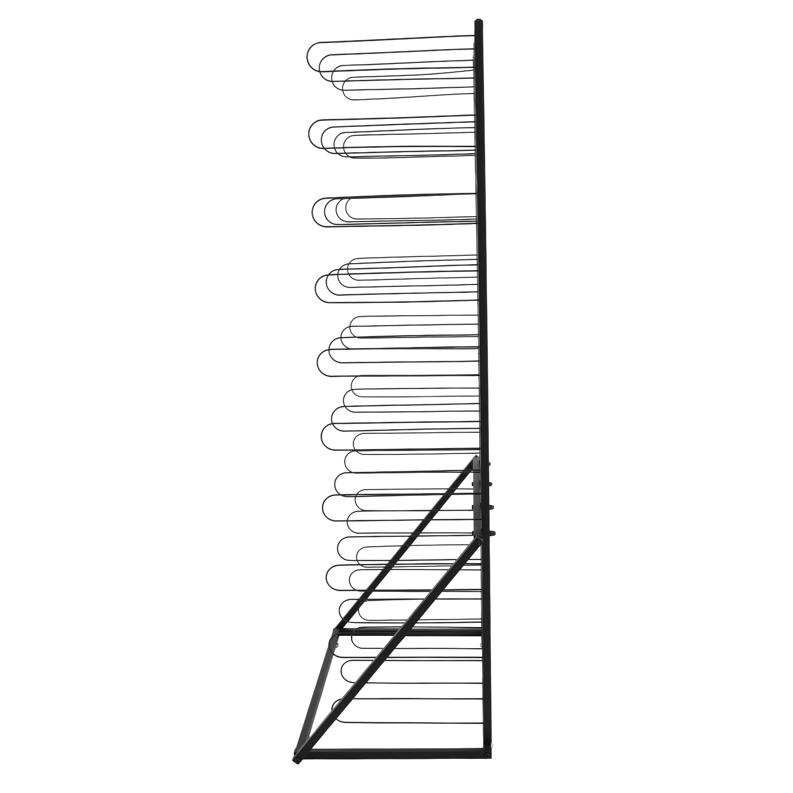 Vinyl Roll Storage Rack, Durable Floor Organizer with 40 Shelves