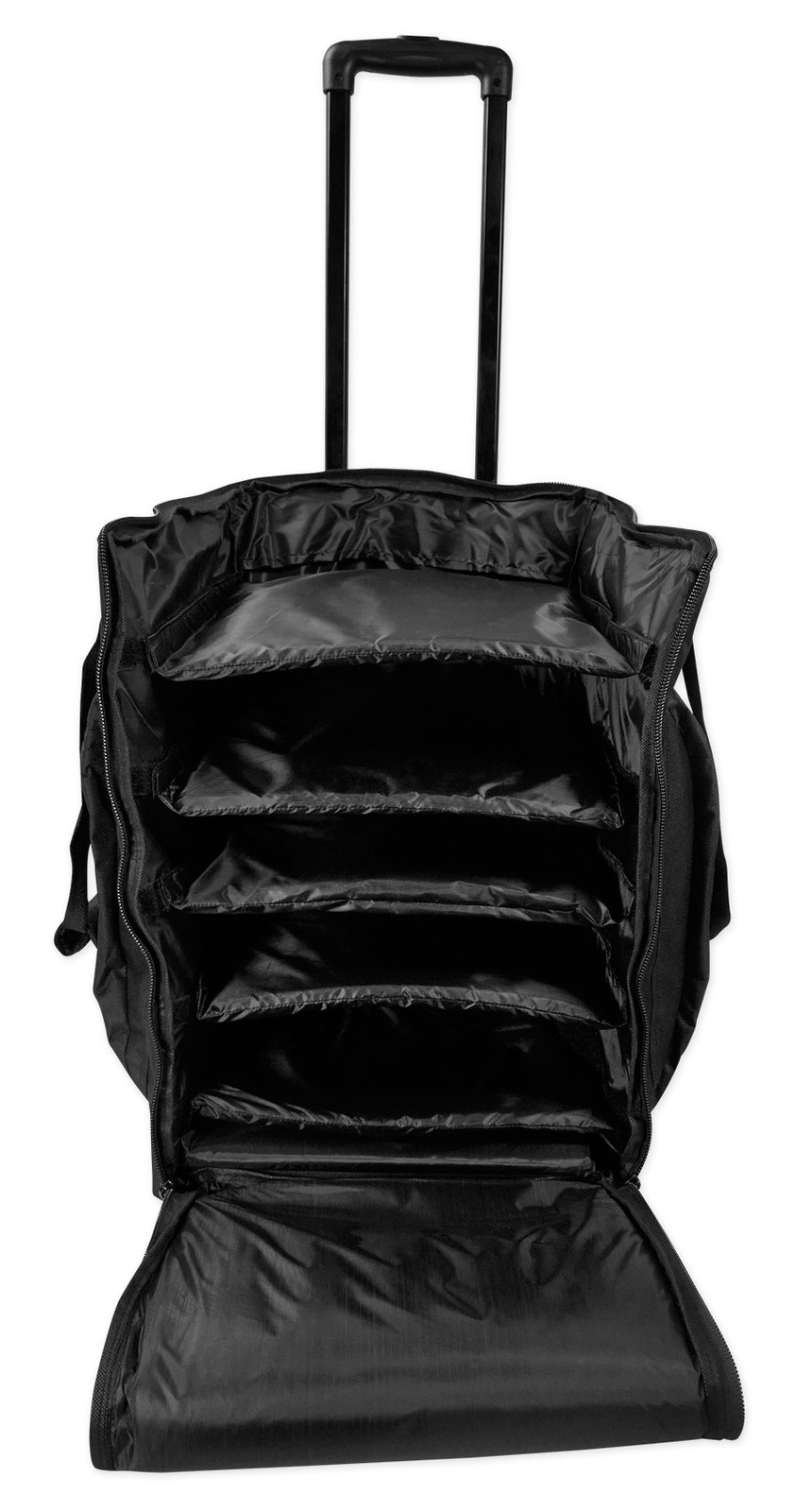 Rockville Rolling Travel Bag For Pair 5", 6", 8" Studio Monitors + Accessories