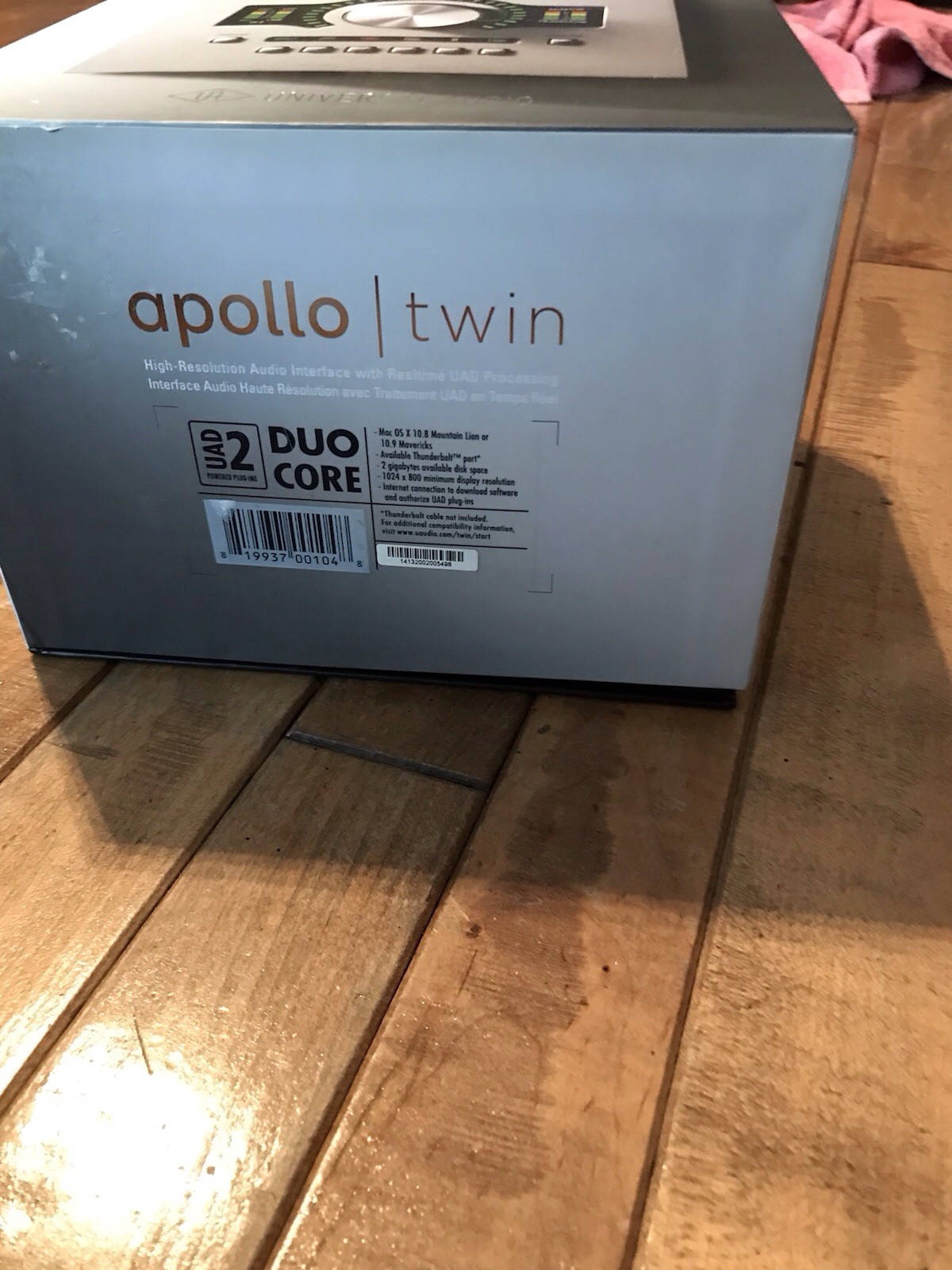 Universal Audio Apollo Twin USB Duo Core USB 2x6 Audio Interface (PC)- Silver