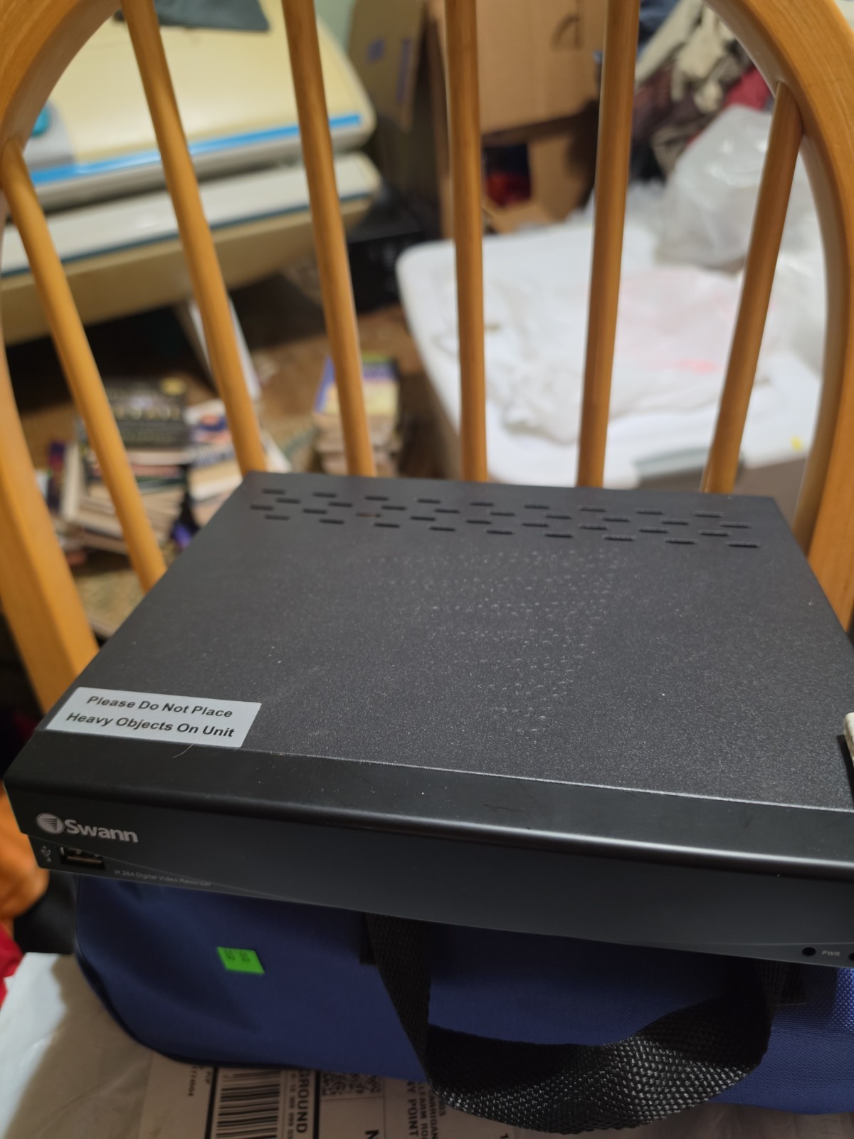 Swann 4-Channel H 264 Digital Video Recorder SWDVR-42550H UNTESTED No Cords