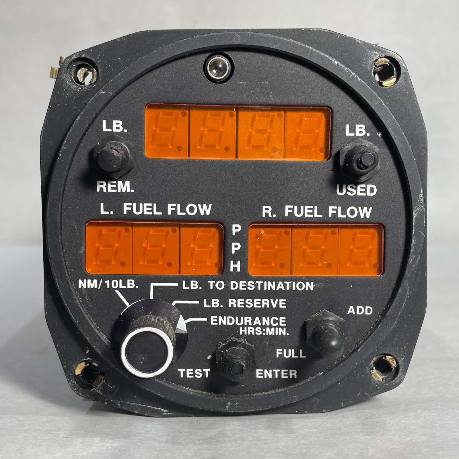 Fuel Flow Indicator- Digital 14-28VDC 750500 (Shadin Company P/N 910534IF)