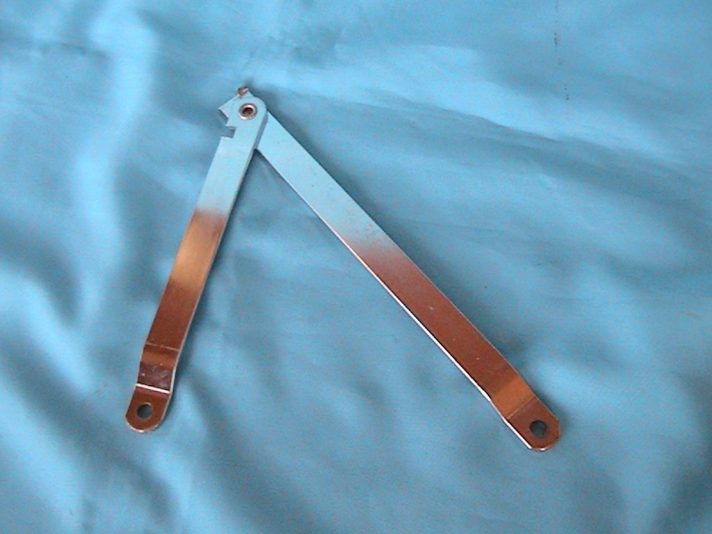 1 NEW MAC TOOLS TOOL BOX LID REPLACEMENT HINGE 10" OAL WIDTH 1/2" HOLE 3/16"