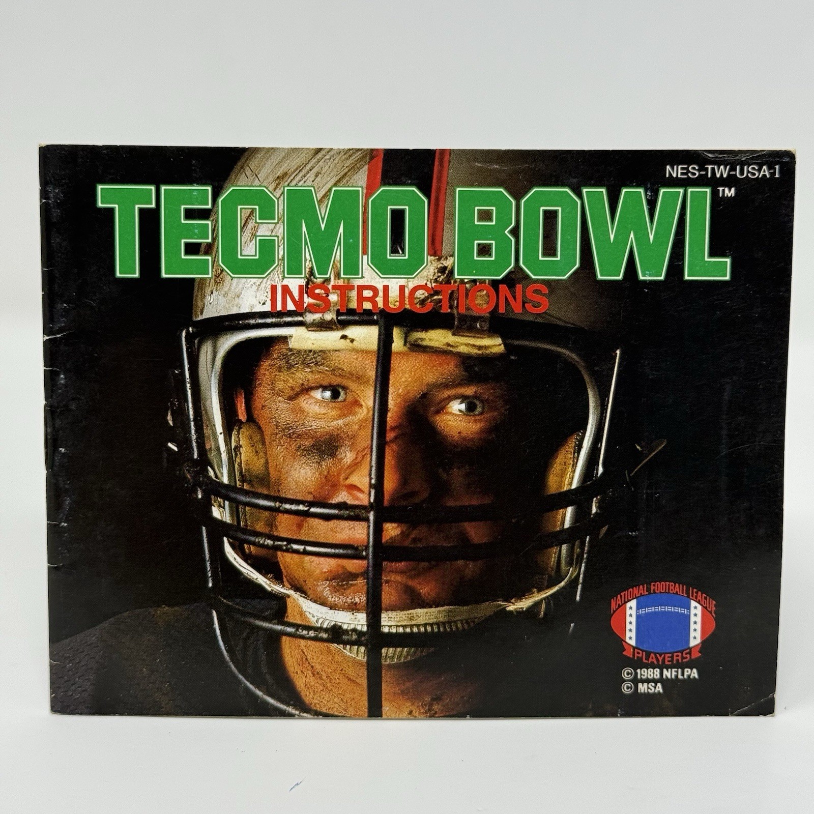 Tecmo Bowl Nintendo NES Manual Booklet Only Authentic No Game